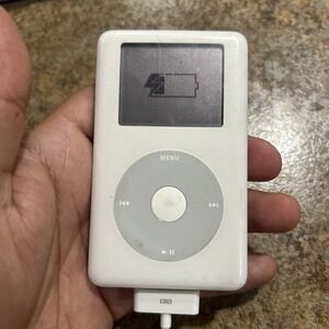 Apple iPod Classic 4th Gen 20GB - Turns On - For Parts Or Repair